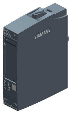 Siemens - SIMATIC ET 200SP, Digital inngangsmodul, DI 8X 24VDC Source inngang BA