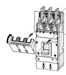 Siemens - VL400, Al/Cu klemmer 2x70…300 mm2, 3 stk, inklusive avdekning