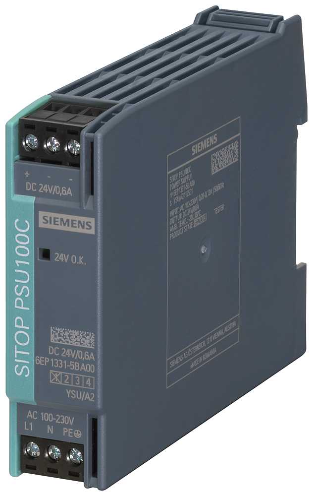 Siemens - SITOP PSU100C 24V DC, 0.6A