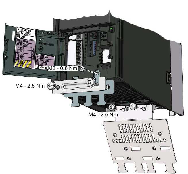 Siemens - G120C EMC-termineringskit FS-B