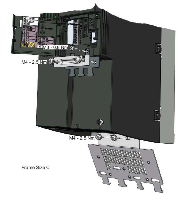 Siemens - G120C EMC-termineringskit FS-C