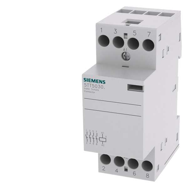 Siemens - Kontaktor med  4 NO kontakter , 230/400VAC  25A , spolespenning AC115V DC110V