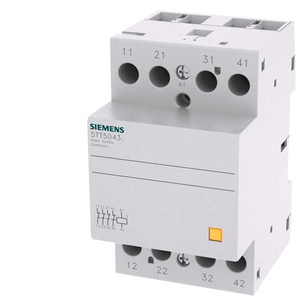 Siemens - Kontaktor med  4 NO kontakter , 230/400VAC  63A , spolespenning AC230V DC220V