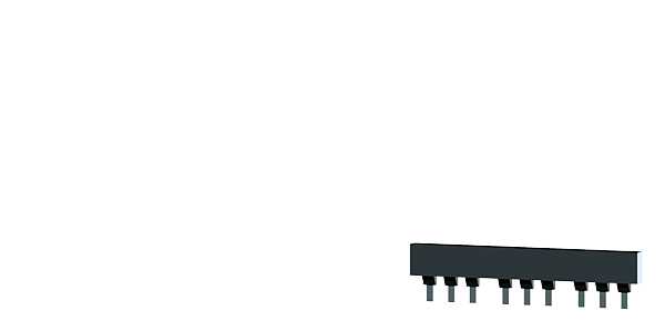 Siemens - SKINNE FOR 3XNH000, 1SET=5STK