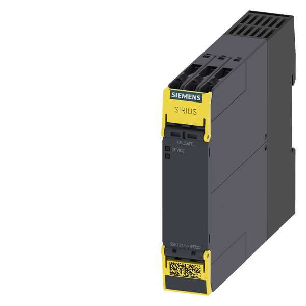 Siemens - Sikkerhetsrele utidsforsinketidelse 3RO power 230 V AC skruklemmer
