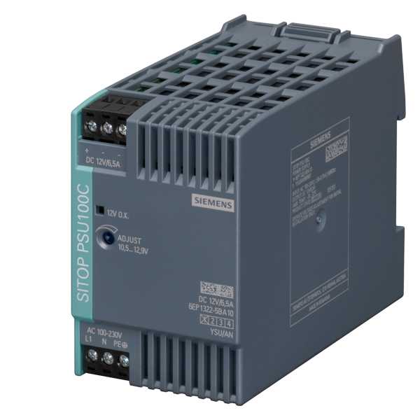 Siemens - SITOP PSU100C 12 V/6.5 A