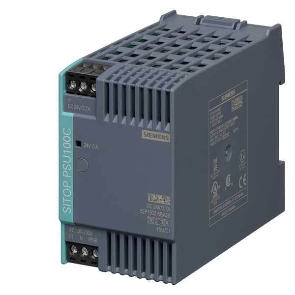 Siemens - SITOP PSU100C 24 V/3.7 A NEC CLASS 2