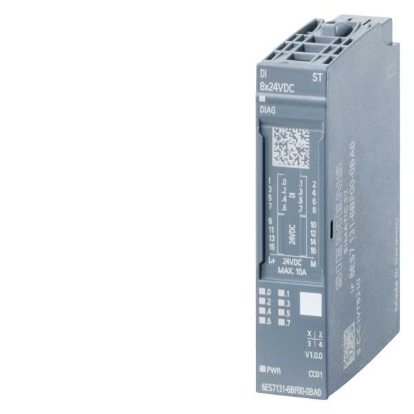 Siemens - Simatic ET 200SP, Digital input modul, DI 8X 24VDC