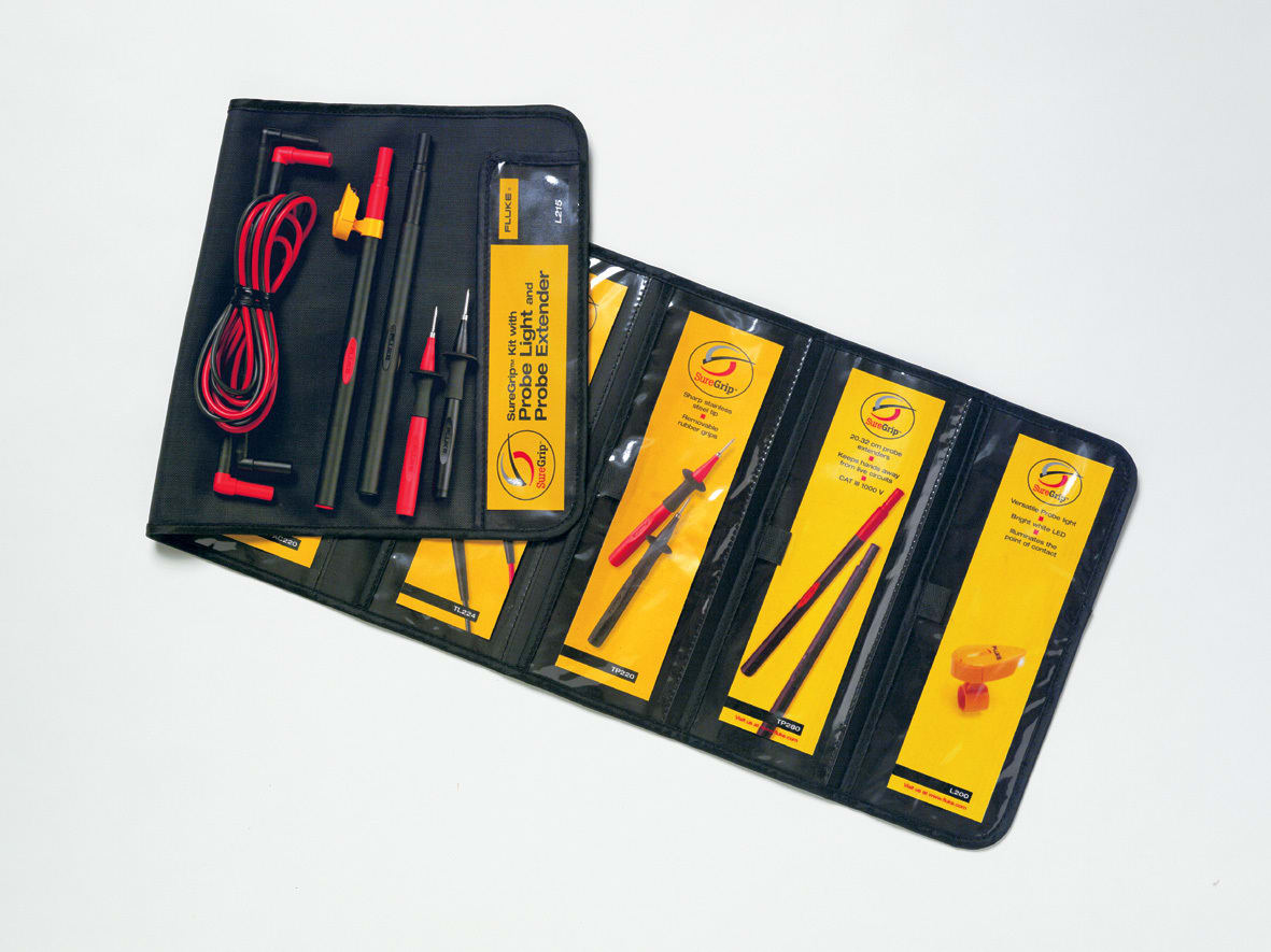 Fluke - Fluke L215 sett med probelampe og probeforlenger, SureGrip