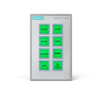 Siemens - Trykknapp panel med 8 knapper