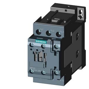 Siemens - S0 Kontaktor 40A, 1NO+1NC, DC 24V, COM. , 3-pol, SZ S0 skruklemmetilkopling