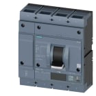 Siemens - MCCB_3VA25_4P_55KA_ETU550,LSI VERN, IN=800A, IR=320A-800A, ISD=0,6-10xIN, II=1,5-10xIN, bolt