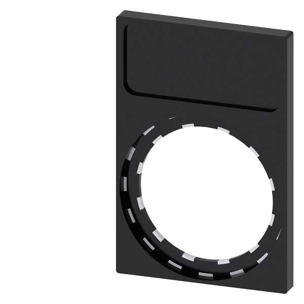 Siemens - Merkeplate Sirius Act for merkeskilt 12,5mm x 27mm.