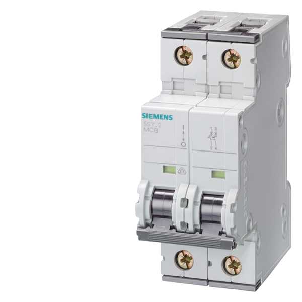 Siemens - Automat 230/400V 15kA, 1-pol+N, C, 6A, D=70MM, tilkobling 0,75….35mm2, moment 2,5…3Nm