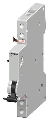Siemens - Hjelpekontakt med testknapp 2NO for MCB 5SL, 5SY, 5SP, ON-OFF-SW. 5TL1 RCBO 5SU1, RCD 5SV