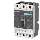 Siemens - Effektbryter VL160H ICU=70KA / 415 V AC 3 p, VERN ETU10M, LI IN=160A, IR=64-160A, II=1,25TO11XIN