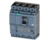 Siemens - MCCB_3VA20_4P_55KA_ETU330,LIG,IN=25A,IR=10A-25A,II=1,5-12xIN,G=0,2-1xIN,TG=0,1/0,3MS,bolt