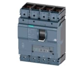 Siemens - MCCB_3VA23_4P_55KA_ETU330,LIG,IN=250A,IR=100A-250A,II=1,5-12xIN,,IG=0,2-1xIN,TG=0,1/0,3MS,bolt