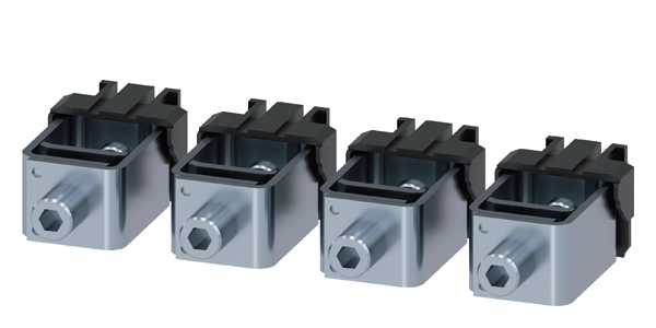 Siemens - Cu rammeklemme, 4 stk. For 3VA12. Kabeltverrsnitt 50-185MM2