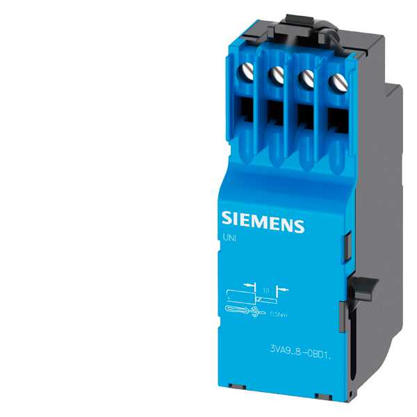 Siemens - UNI, Universal release inneholder underspennings utløser og shunt trip, 12VDC