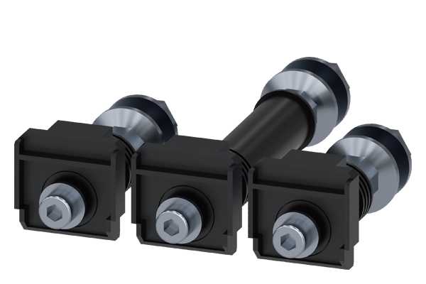 Siemens - Klemme tilkobling bak bolt, 3 stk. For 3VA20-22