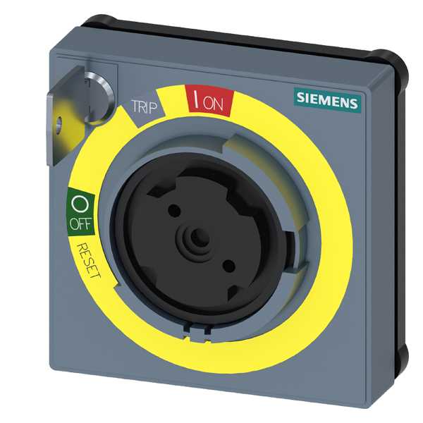 Siemens - Maskingplate+lås nøkkel 1, gul/rød