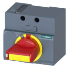 Siemens - Frontvrider komplett for 3VA10/11,med door interlock,gul/rød,lys