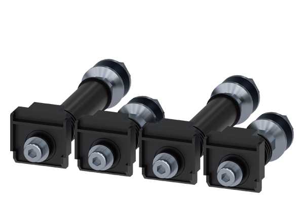 Siemens - Klemme tilkobling bak bolt, 3 stk. For 3VA12