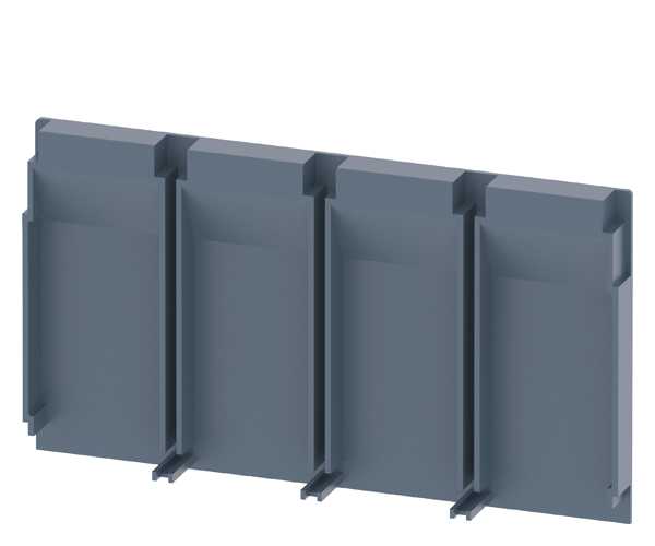 Siemens - Isolasjon bakplate for tilkoblinger,4POL 1STK. For 3VA12