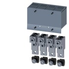 Siemens - Cu/Al Klemmesett komplett med avdekning, 4 stk. For 3VA23/24, kabeltverrsnitt 2x70-300mm2