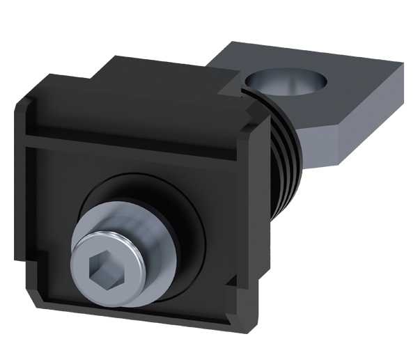 Siemens - Klemme tilkobling bak flat kort 1 stk.For 3VA10/11