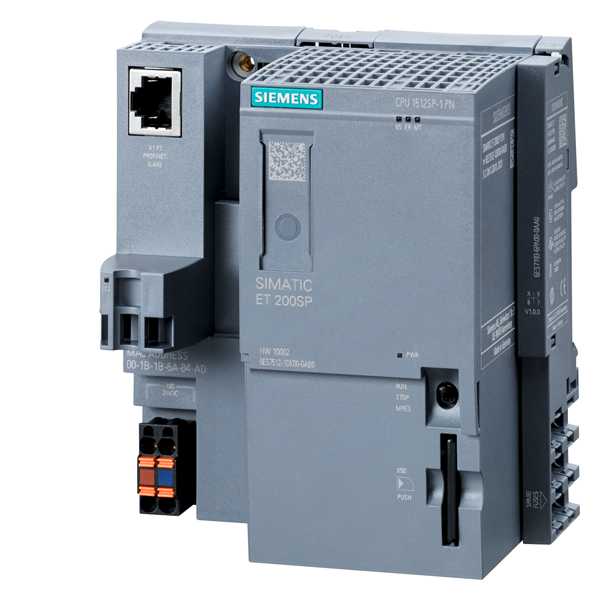 Siemens - SIMATIC DP, CPU 1512SP F-1 PN for ET 200SP,arbeidsminne; 300 KB for program og 1 MB for data