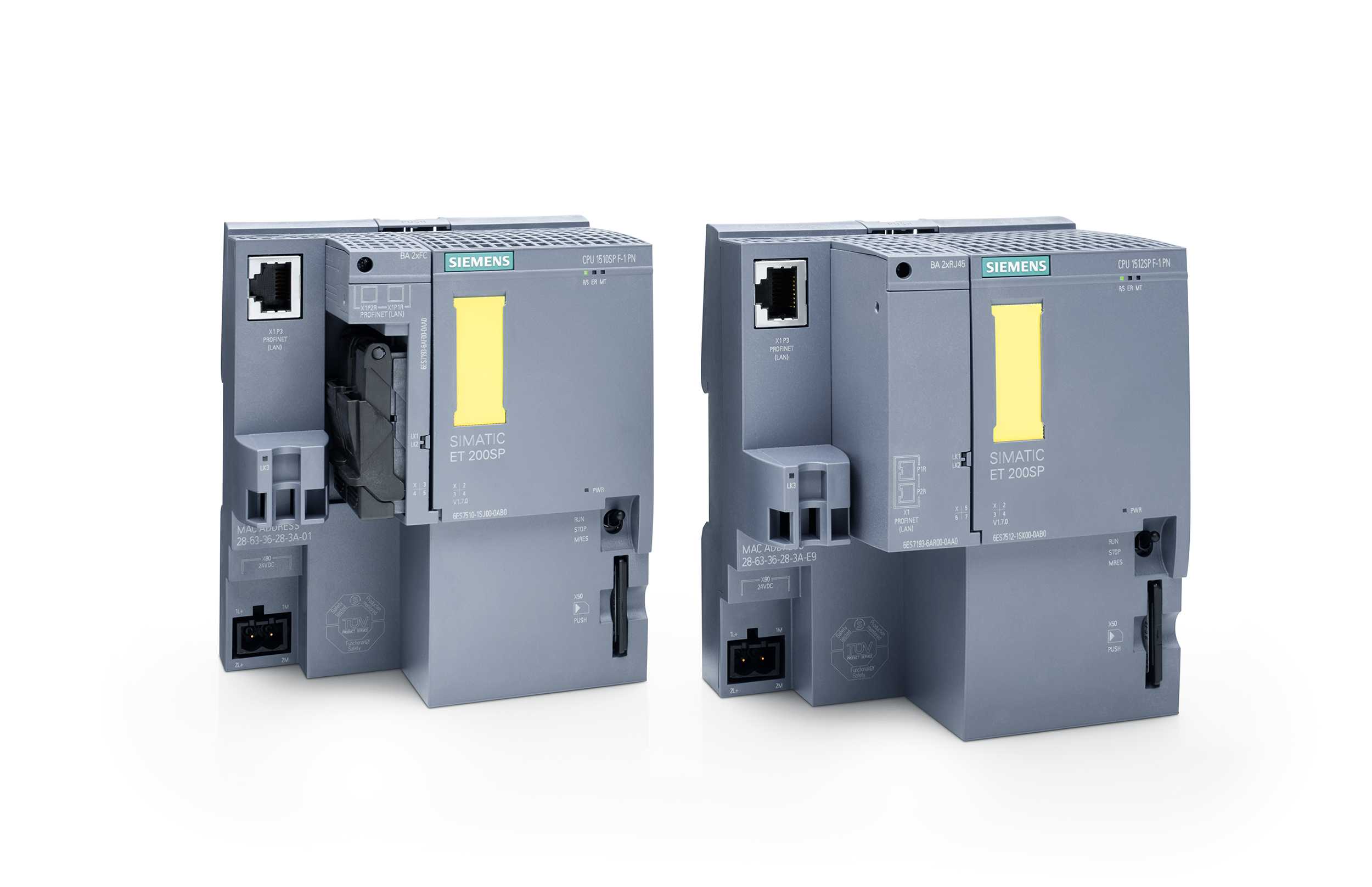 Siemens - SIMATIC DP, CPU 1512SP-1 PN for ET 200SP, CPU, Minne: 200 kB for program og 1 MB for data