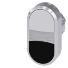 Siemens - TVILLINGKNAPPHODE,H/S ILL - 22MM blank metall design