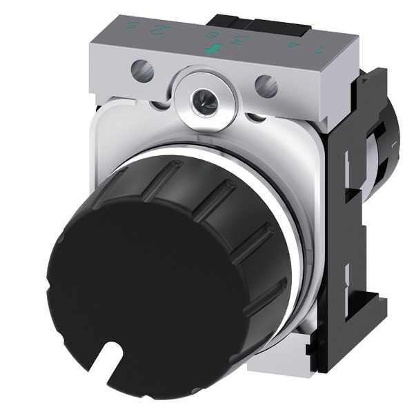 Siemens - Potensiometer med integrert resistor, 470k? med skruklemmer