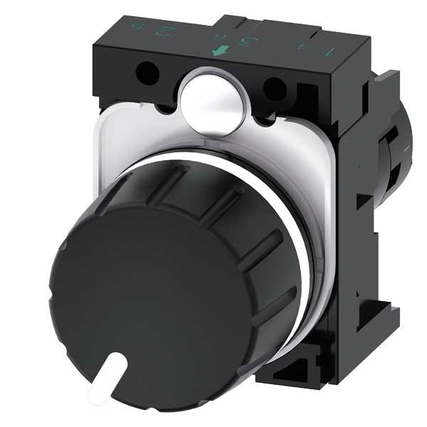 Siemens - Potensiometer med integrert resistor, 4.7kΩ med skruklemmer