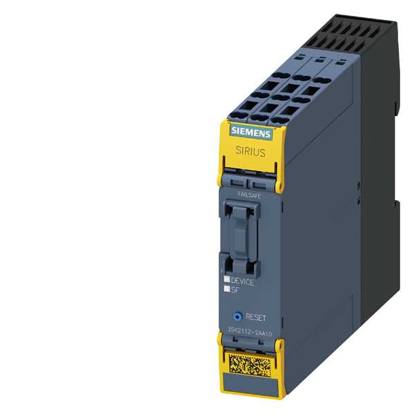 Siemens - SIRIUS  3SK2 Sikkerhetsrele, 10 F-DI,2 F-DO, fjærklemmer