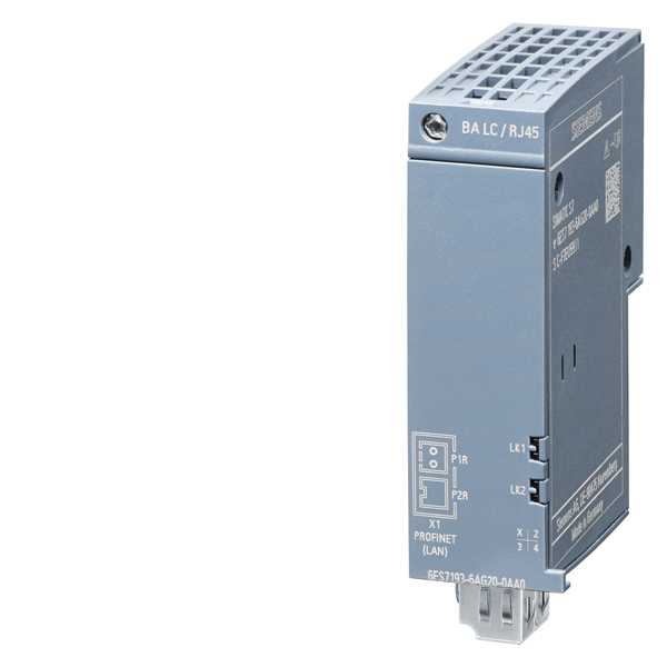 Siemens - SIMATIC Buss modul BA LC/RJ45, MediakonverterFO - CU 1 X LC Glass-FO-socket AND, 1 X RJ45 socket