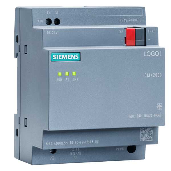 Siemens - LOGO! CMK2000 kommunikasjonsmodul for integrasjon av LOGO! 8 til KNX.
