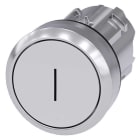 Siemens - SIRIUS ACT Trykknapphode- Hvit: I 22MM rund blank metall design