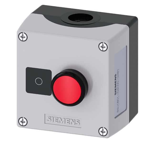 Siemens - SIRIUS ACT Komplett boks: 1 hull Grå topdel hardplast kapsling