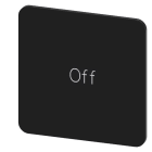 Siemens - Svart etikett, skrift:Off