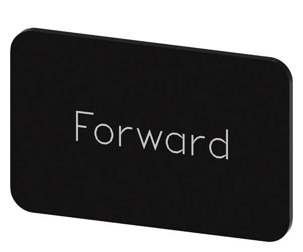 Siemens - Svart etikett, skrift:Forward