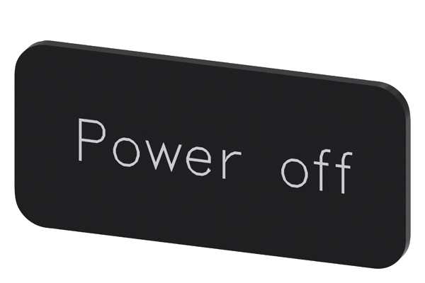 Siemens - Svart etikett: Power off