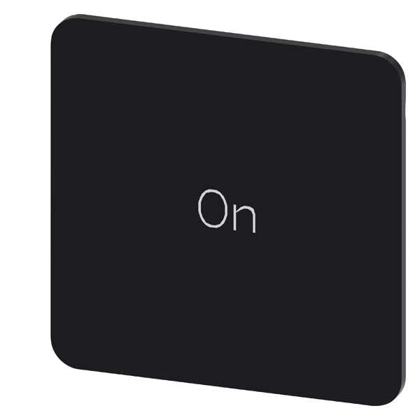 Siemens - Svart etikett,skrift:On