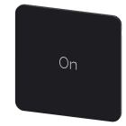 Siemens - Svart etikett,skrift:On