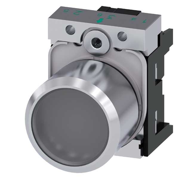 Siemens - SIRIUS ACT - Kompakt trykknapp-Klar tansp. 22MM rund blank metall