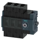 Siemens - Lastbryter 80A,størrelse 2,3-pol,betjening side høyre,rammeklemme for Cu kabel