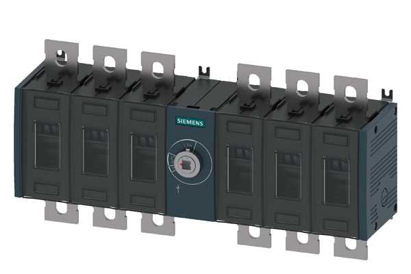Siemens - Lastbryter  200A,størrelse 3,6-pol,1200VDC
