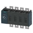 Siemens - Lastbryter 630A,størrelse 4,4-pol,betjening side venstre,bolt